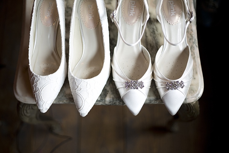 pink paradox wedding shoes