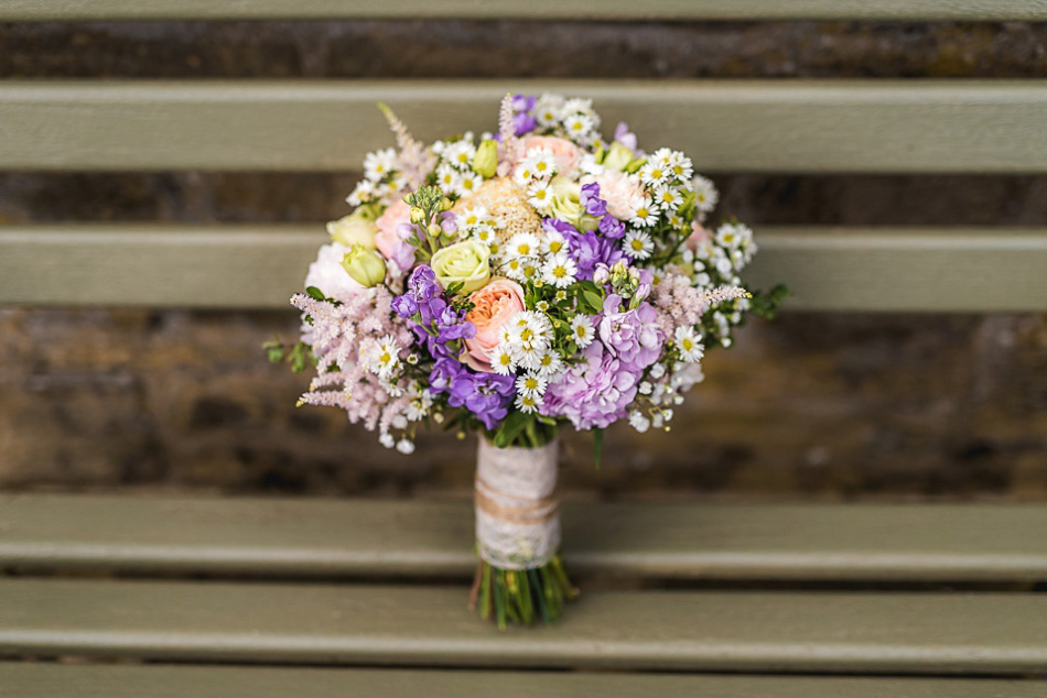 Spring Pastel Shades and Daisies for a Handemade Yorkshire Barn Wedding, Andrew Keher Photography.