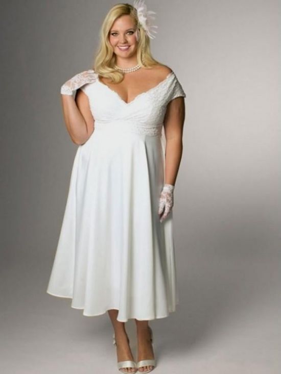 10 Short Wedding Dresses For Curve Brides Plus Size Wedding Dress Reviews